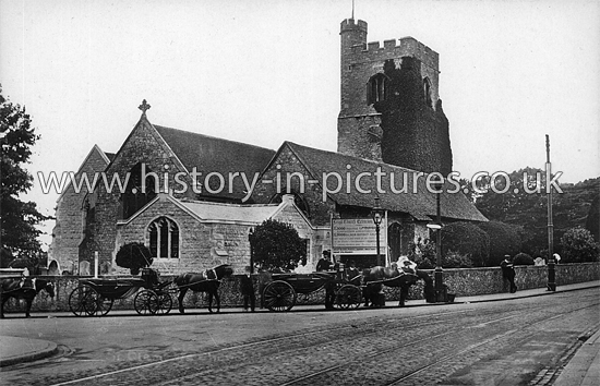 St Clements Church, Leigh-On-Sea, Essex. c.1905